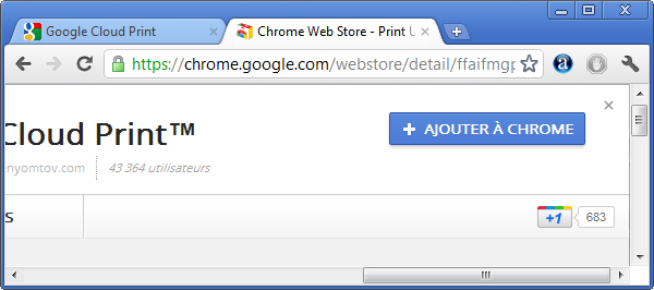 Tutoriel Cloud Print