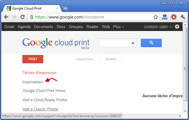 Tutoriel Cloud Print