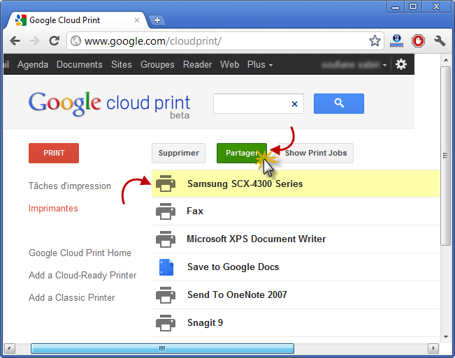 Tutoriel Cloud Print Tutoriel Cloud Print